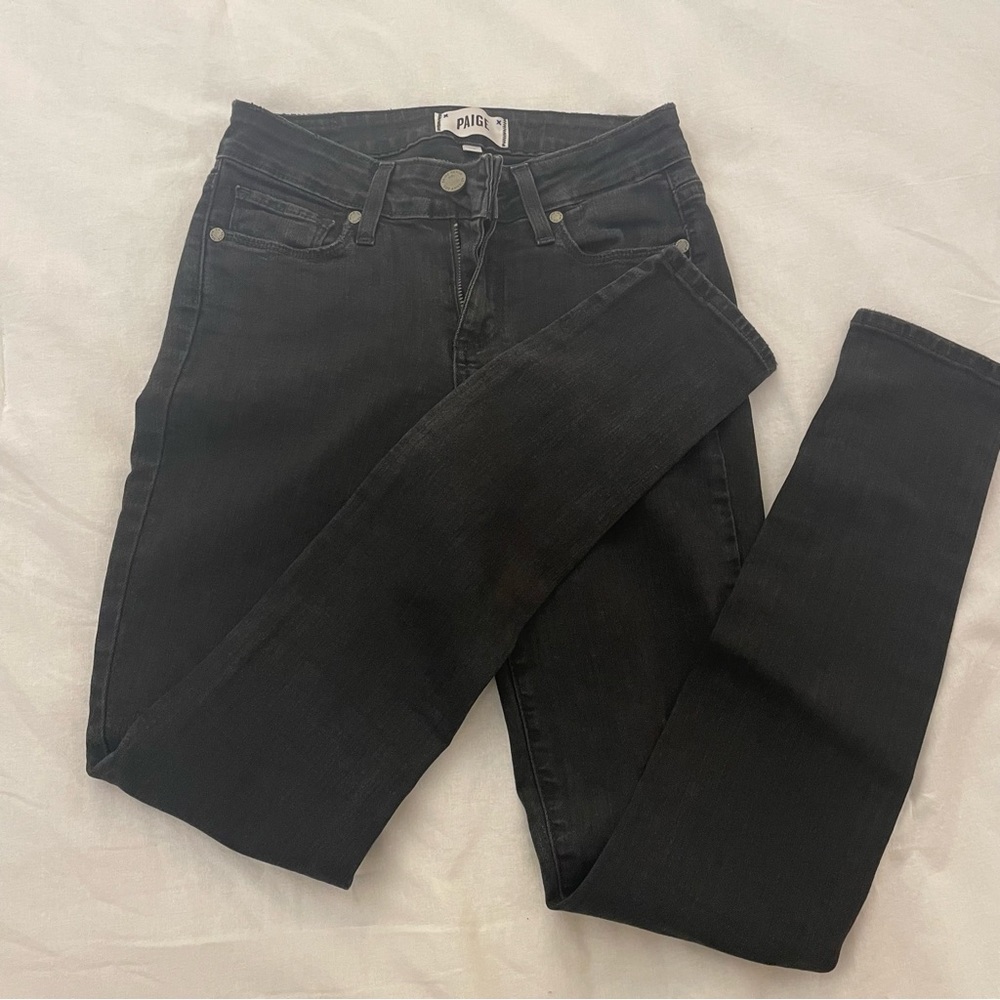 Black Paige Skinny Jeans